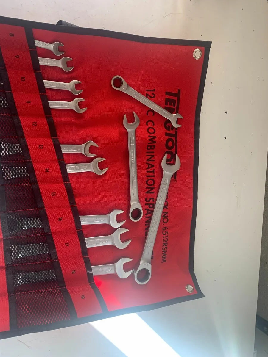 Teng Tools 12 Piece Combination Rachet Spanner Set - Image 4