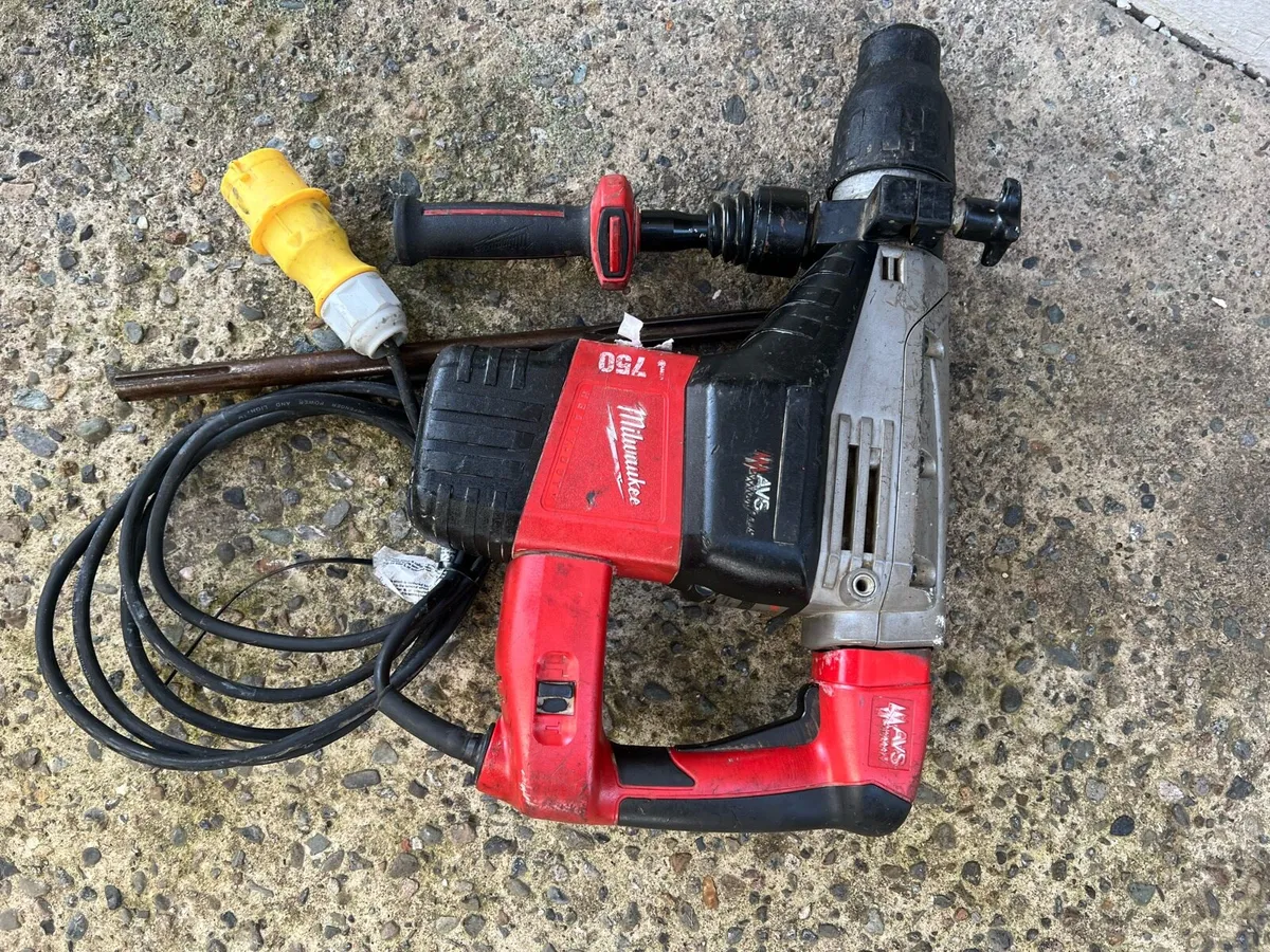 Kango Milwaukee rotary hammer drill and breaker. - Image 1