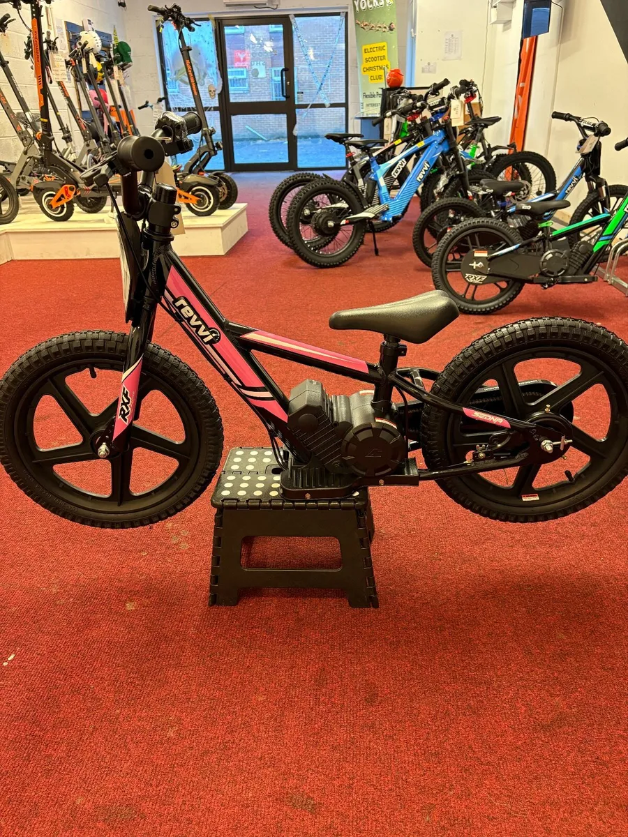 Revvi 16" Electric Bike Kids Balance Bike - Image 1