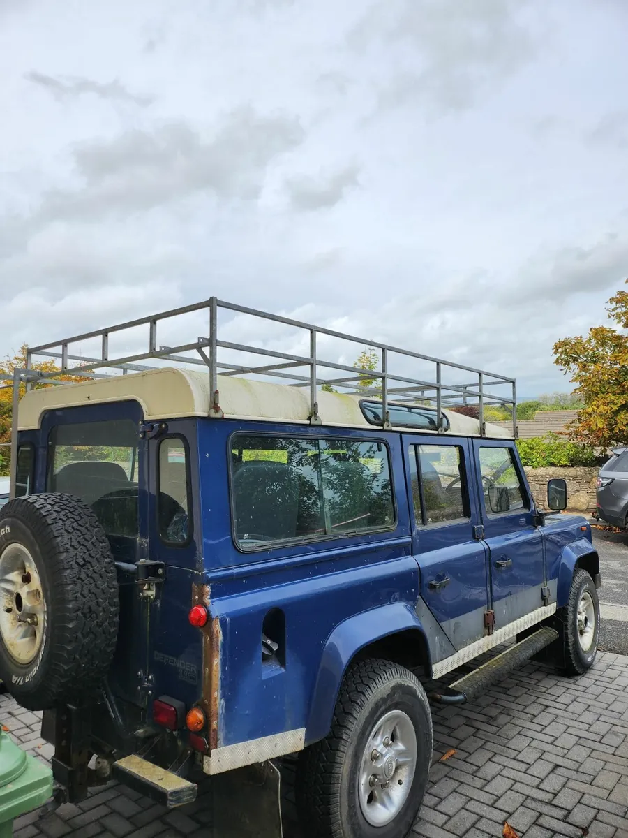 Landrover Defender 110 - Galvanised Roof rack - Image 2