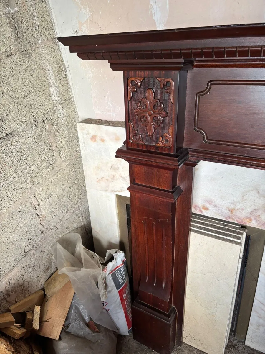 Mahogany Fireplace/Mantlepiece - Image 2