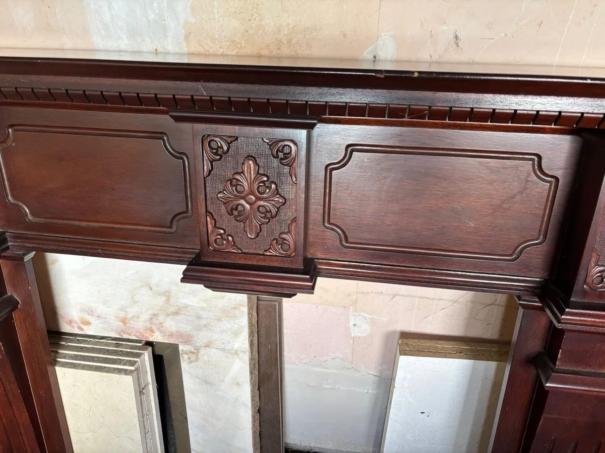 Mahogany Fireplace/Mantlepiece - Image 4