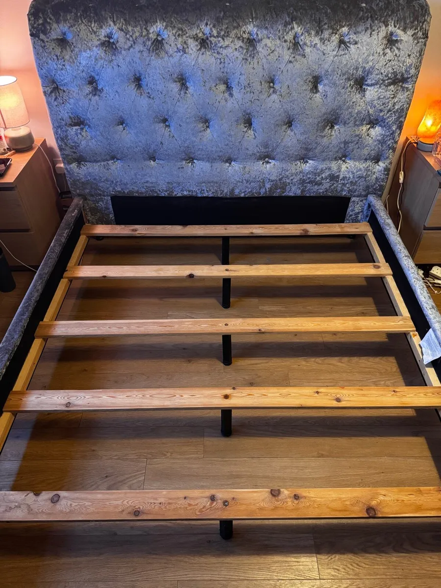 King size sleigh bed frame - Image 4