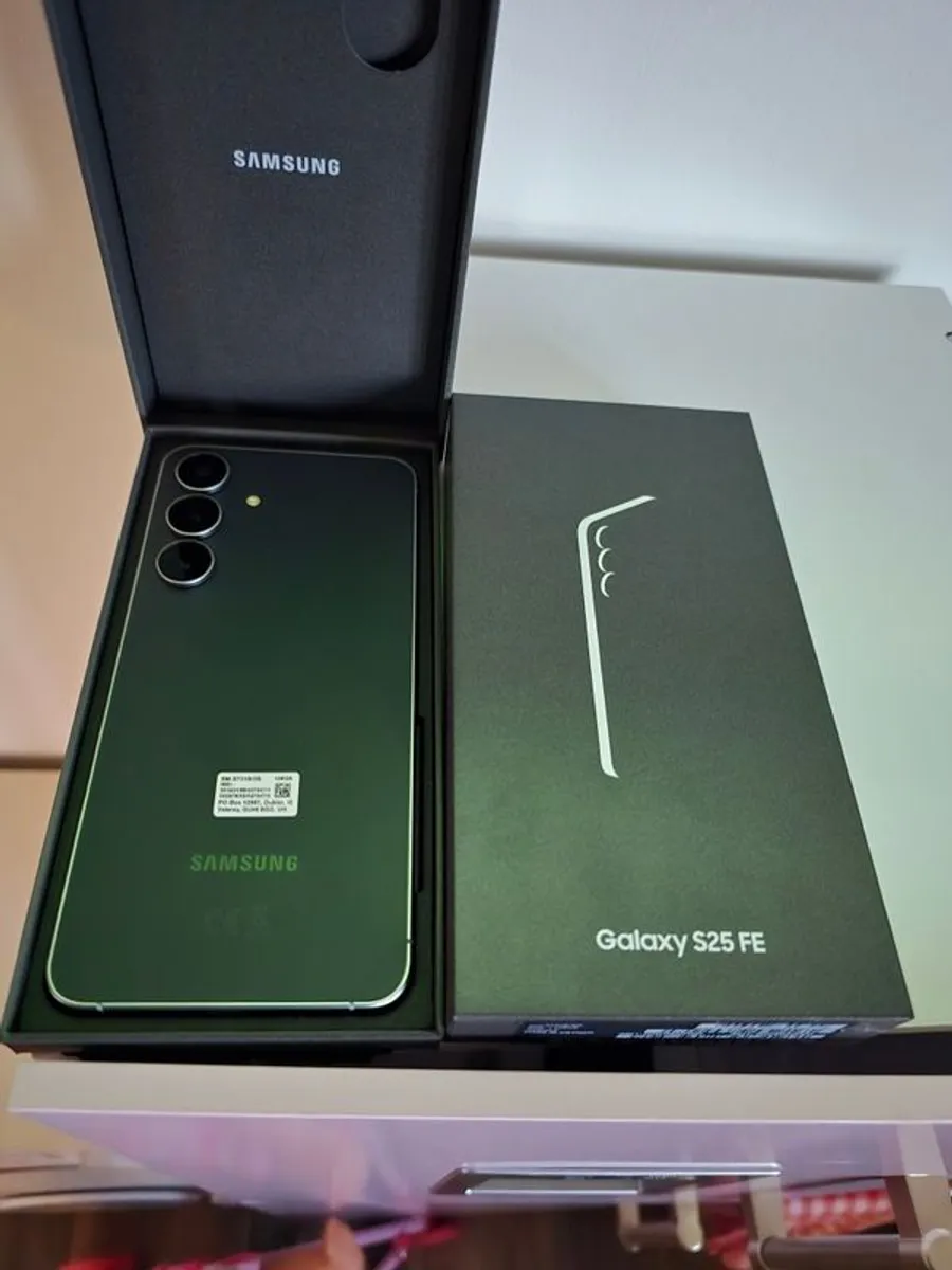 Samsung S25 FE Jet Black 128GB 8GB Brand New Samsung Warranty - Image 1