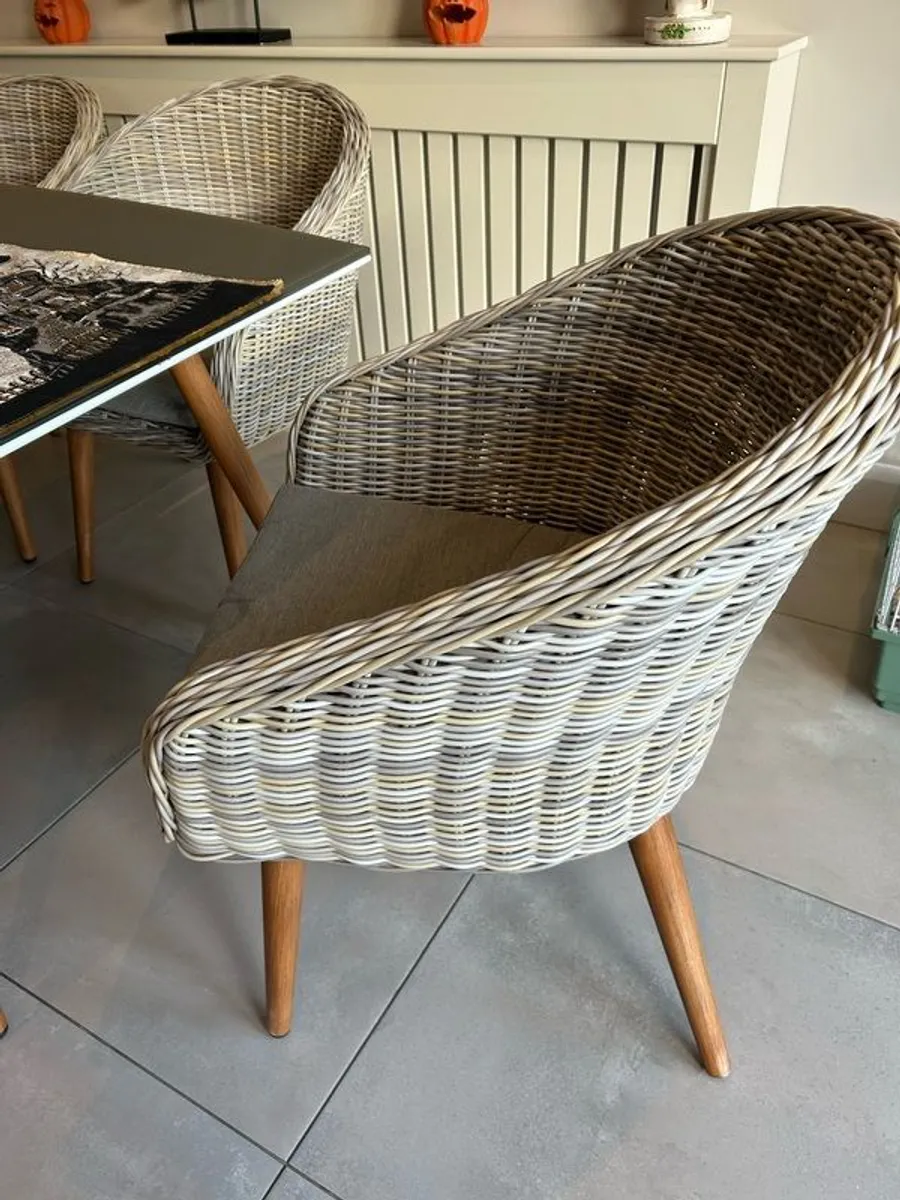 Kettler - Indoor / Outdoor Table & 6 Chairs - Image 4