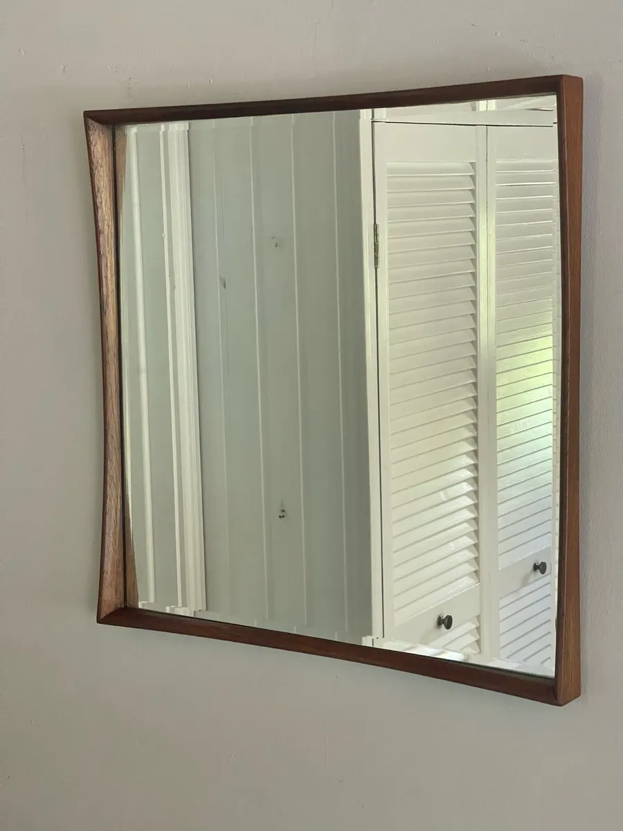 Mid century Danish mirror - Image 1