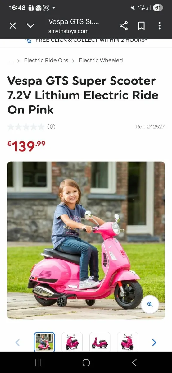 Pink Electric Vespa - Image 1