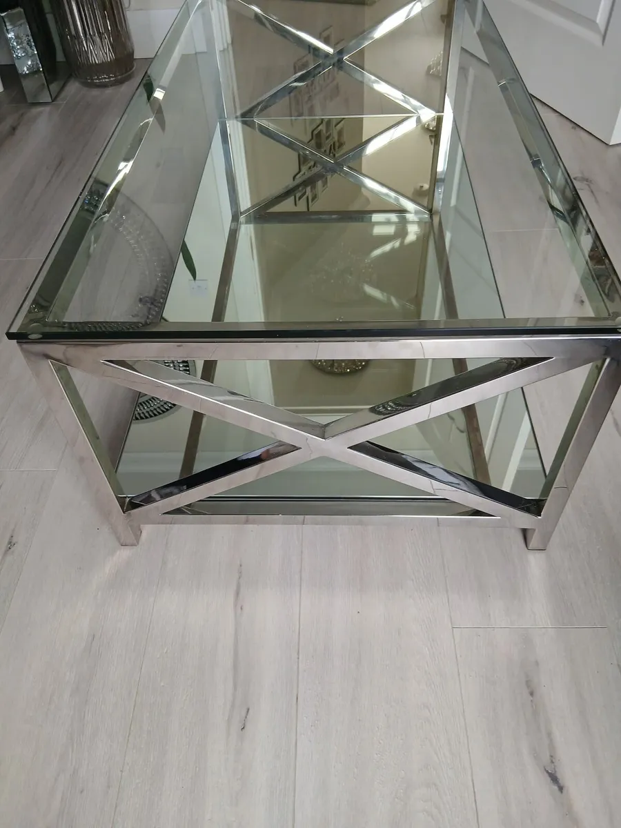 Glass coffee table - Image 2