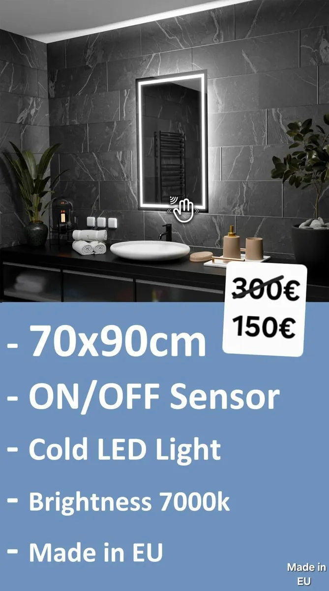 LED Bathroom Mirror - Image 1