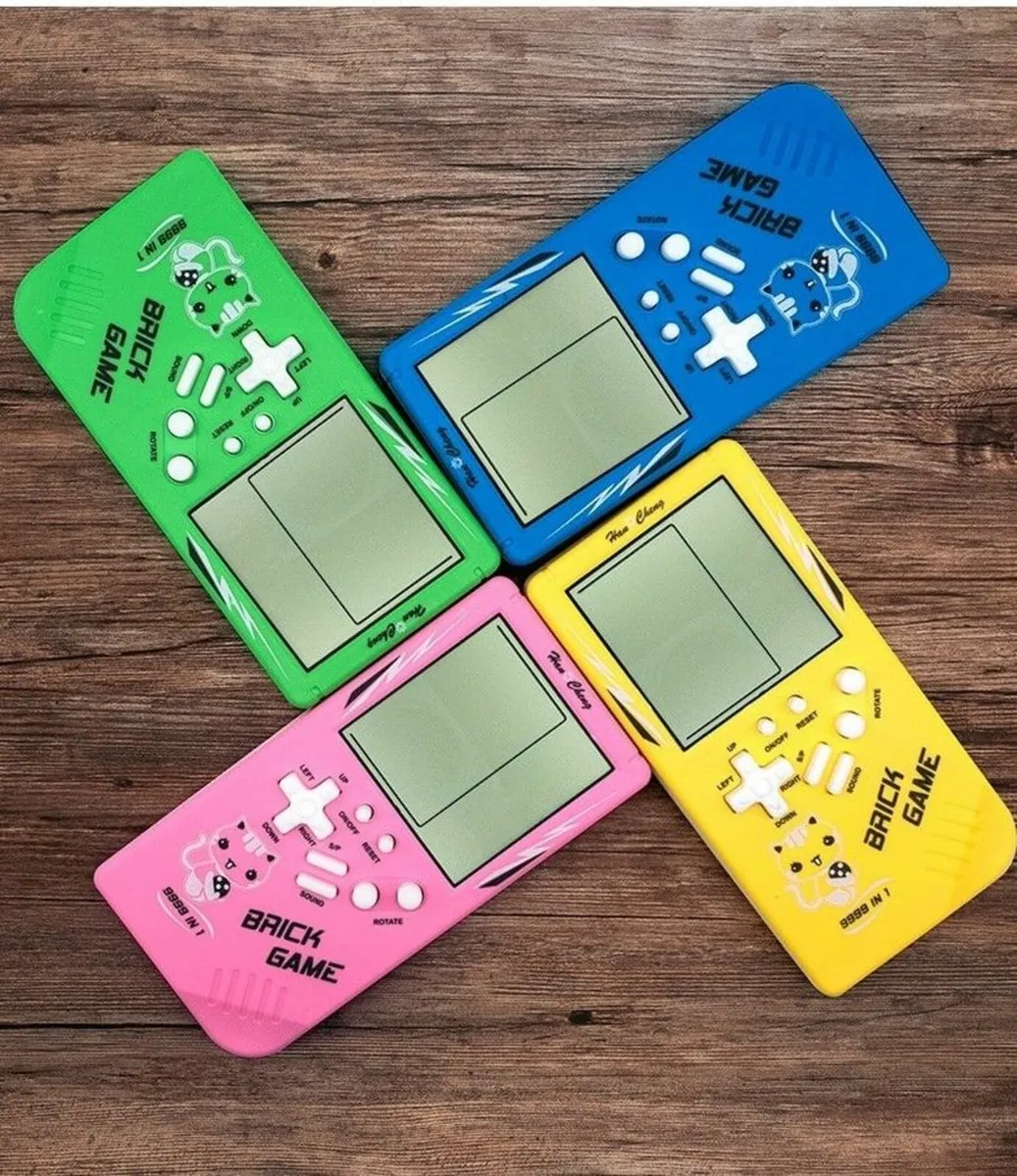 Retro Tetris Arcade Puzzle Brick Gameboy console - Image 1