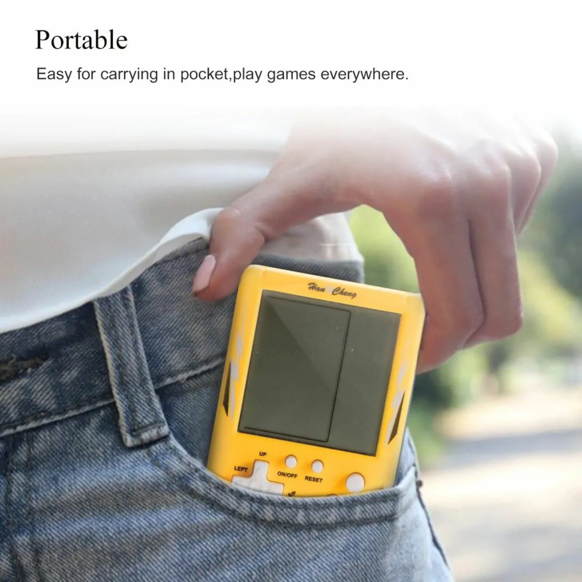 Retro Tetris Arcade Puzzle Brick Gameboy console - Image 4