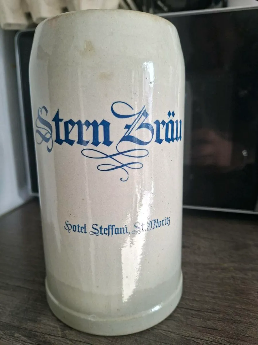 Vintage 70's/80's German Promotional 1L Beer mug - Image 1