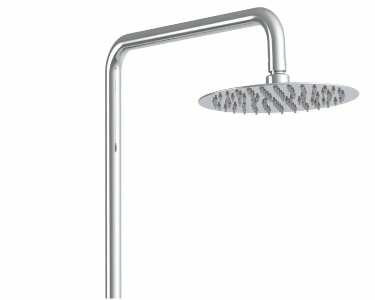 Chrome Round Head Exposed Shower Kit( New in Box) - Image 3