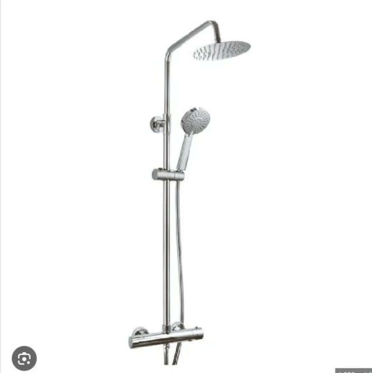 Chrome Round Head Exposed Shower Kit( New in Box) - Image 1