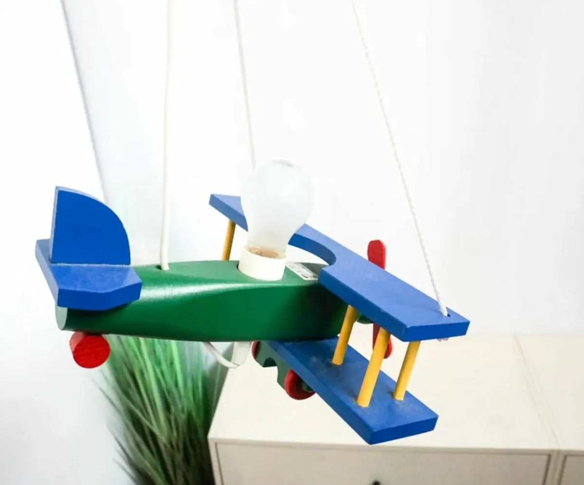 Child's Bedroom Plane Light - Image 2