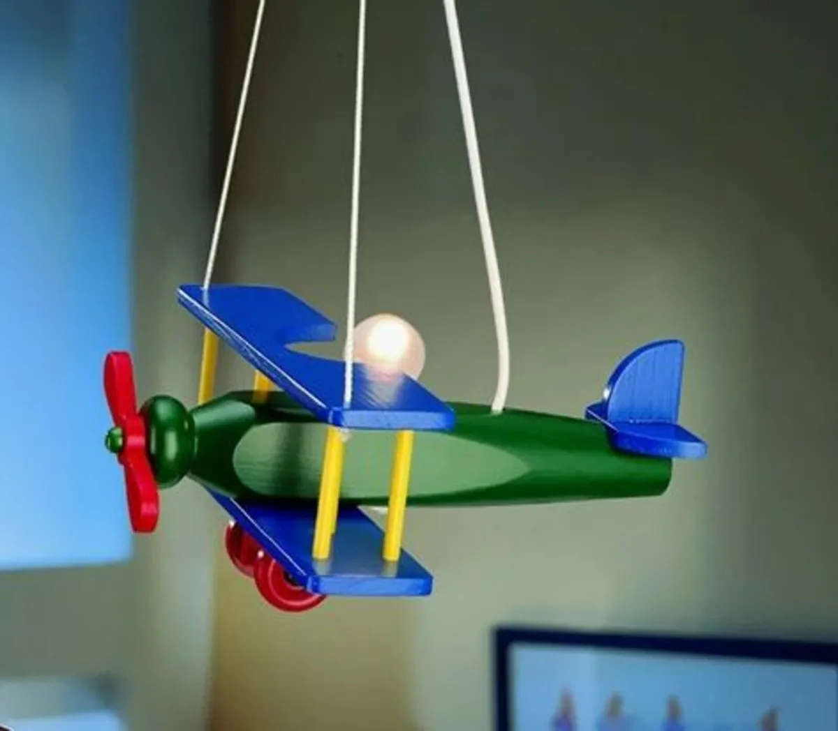 Child's Bedroom Plane Light - Image 4