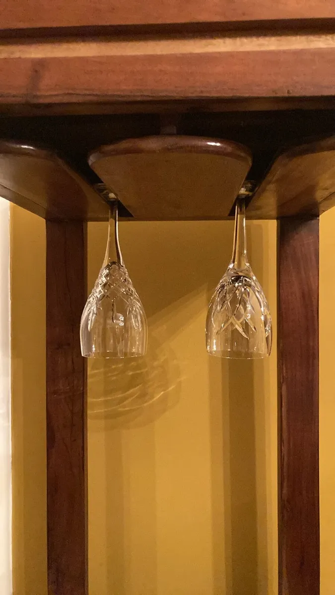 Solid wood minibar/wine rack - Image 1