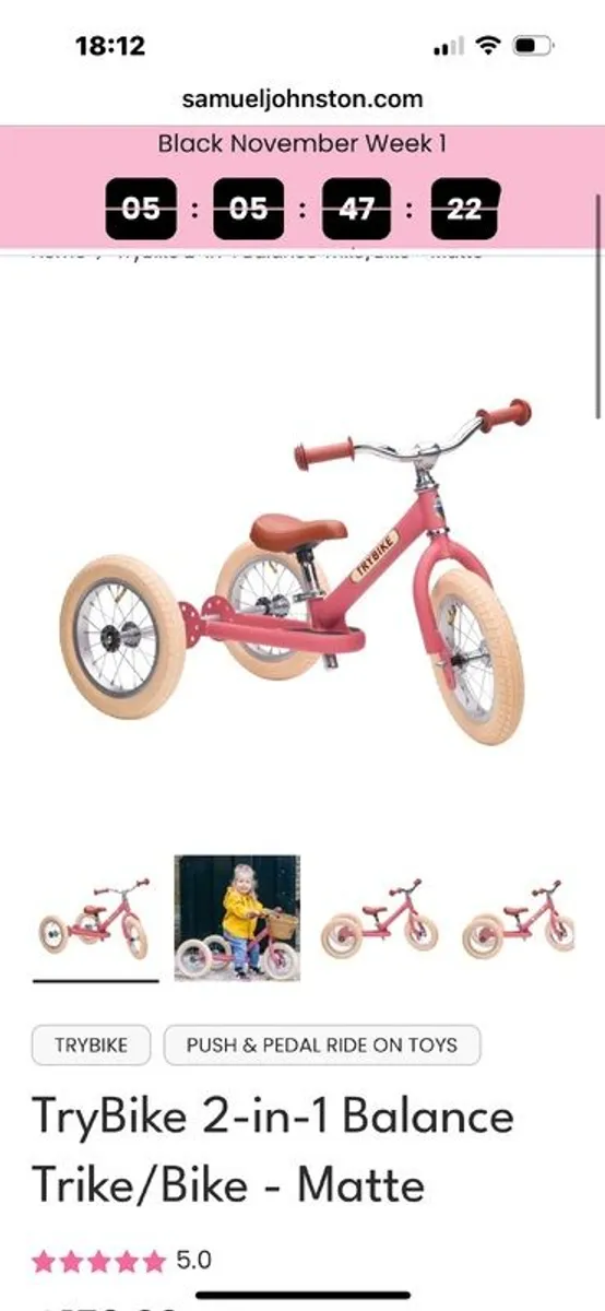 trike, balance bike - Image 1