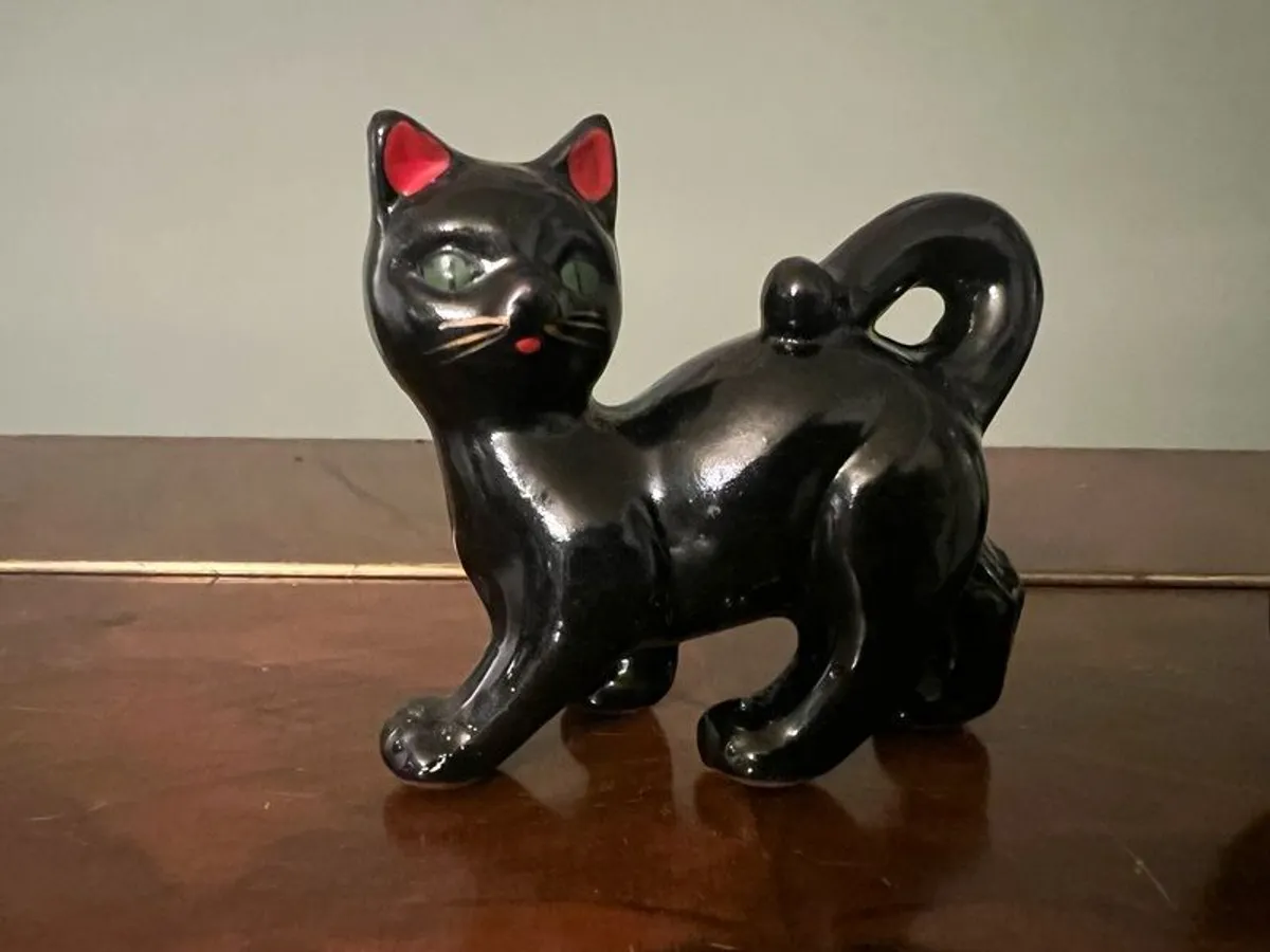 Cat figurines X 2   (1950/1970's) - Image 3