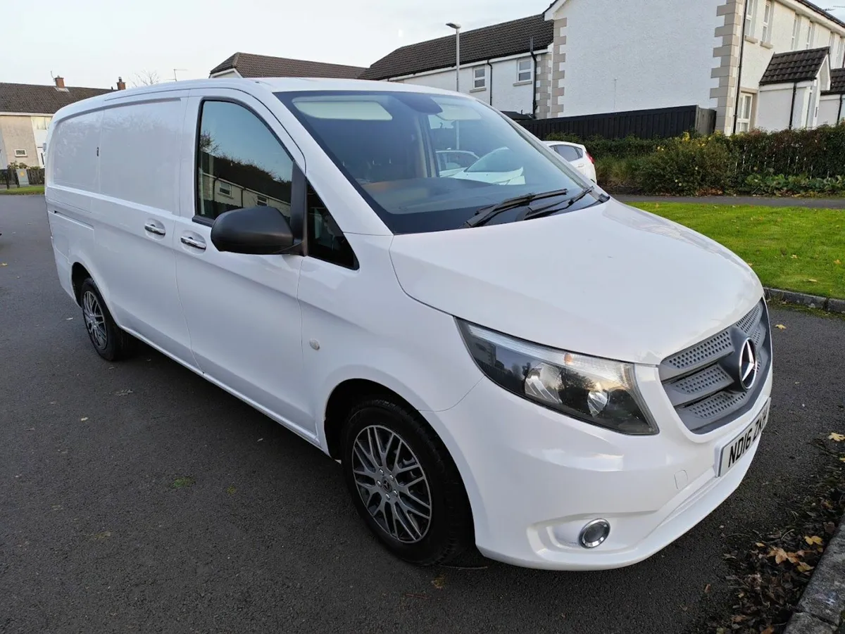 Mercedes Vito 1.6 LWB 111 cdi from 2016 in white - Image 1