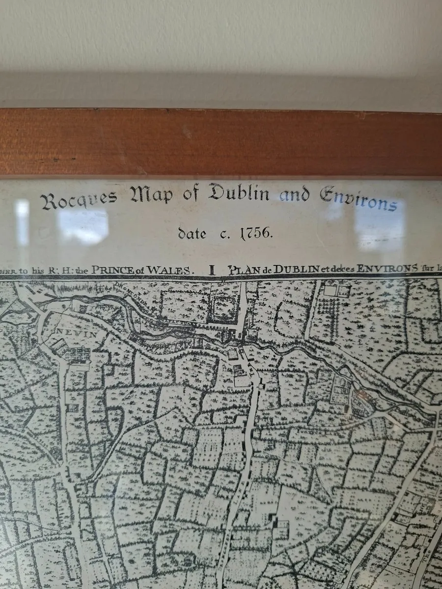 John Rocques 1756 map of Dublin - Image 1