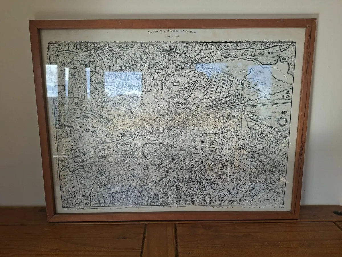 John Rocques 1756 map of Dublin - Image 4