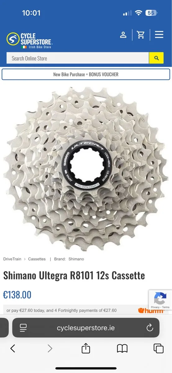 Shimano Ultegra R8100 Cassette - Image 3