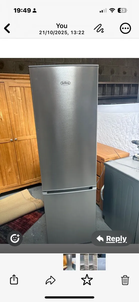 Belling Fridge Freezer - Image 1