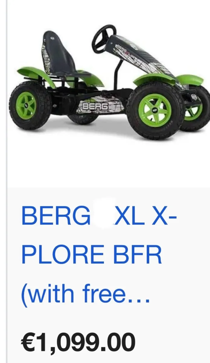 Berg XL X-plore BFR go cart - Image 3