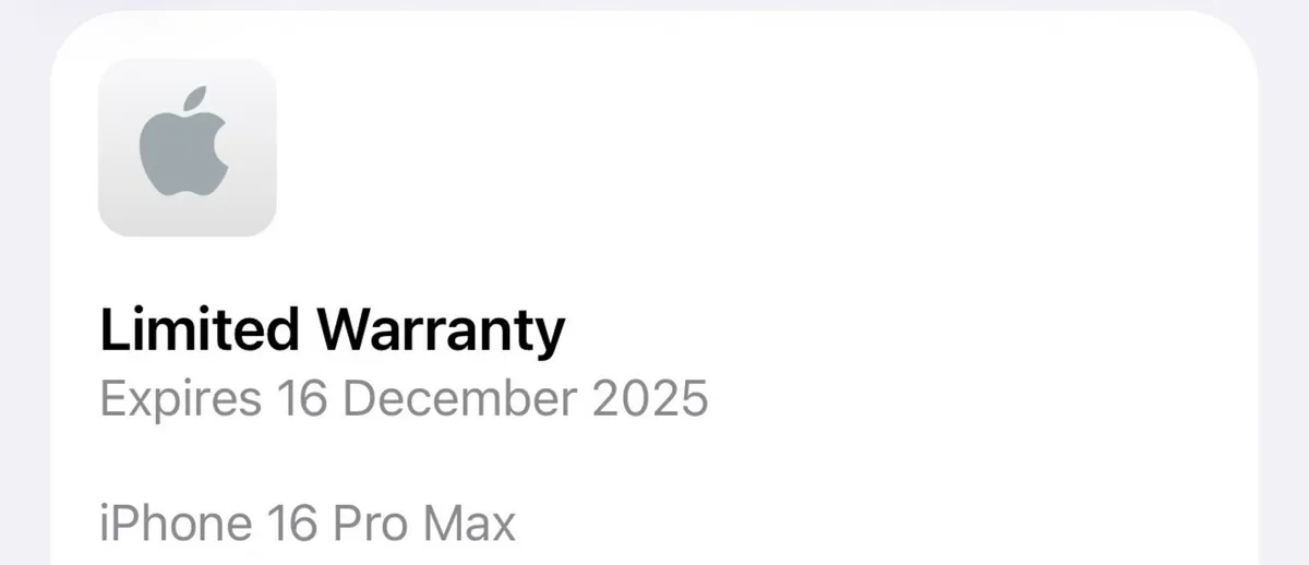 iPhone 16 pro max 256 battery 100% Apple warranty - Image 2