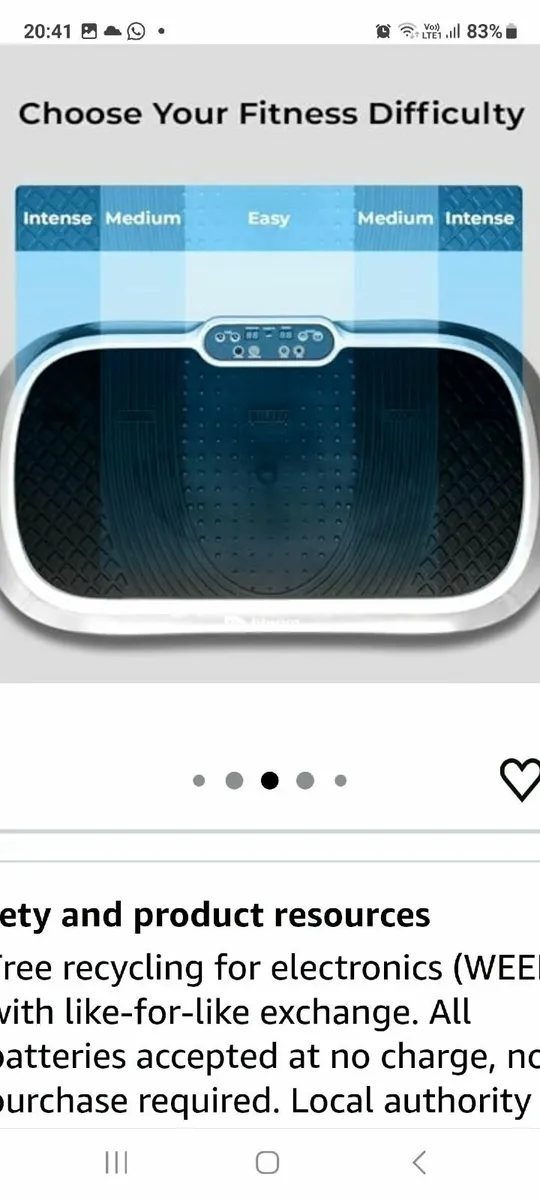 Lifepro vibration plate - Image 3