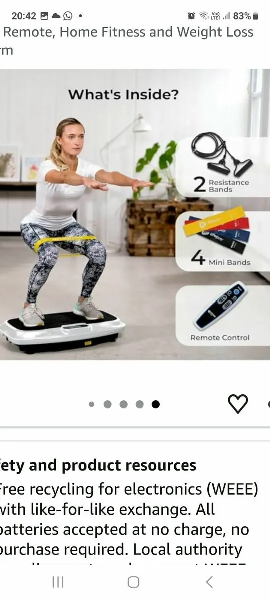 Lifepro vibration plate - Image 4
