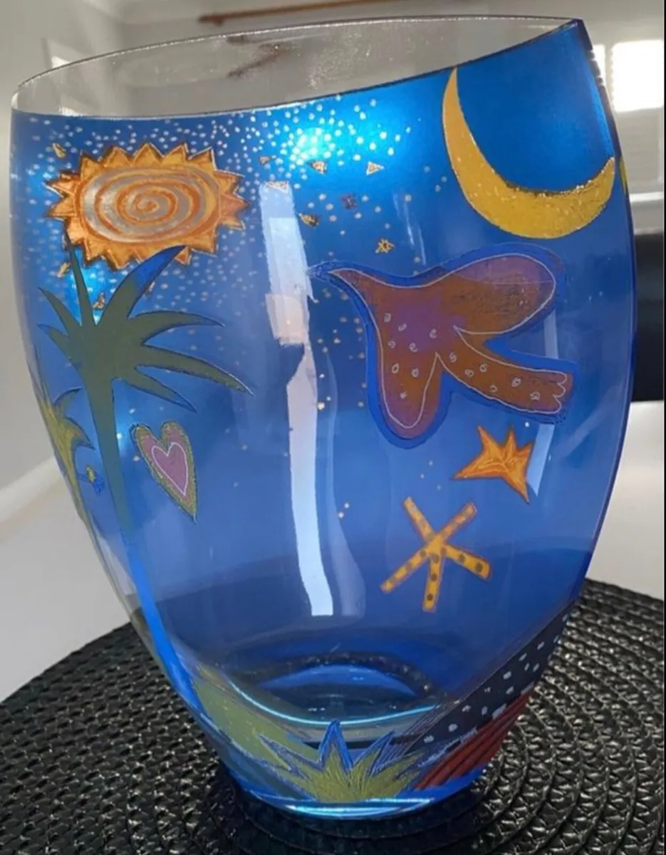 Globel Mara Tropical Glass Vase - Image 1