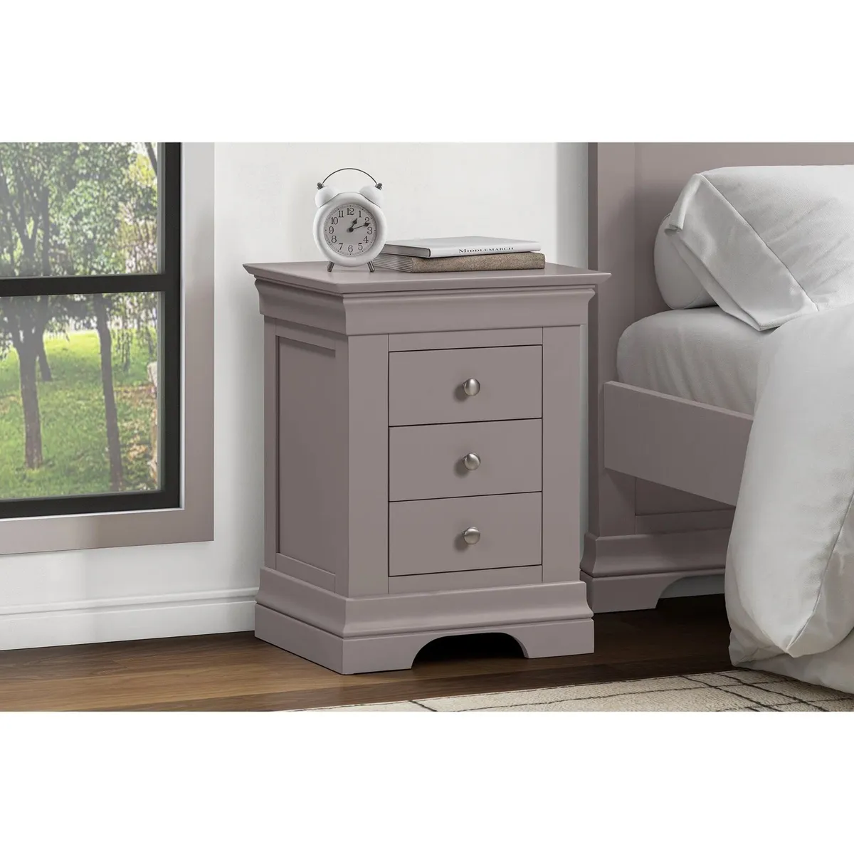 Set of Bedside locker grey - Image 2