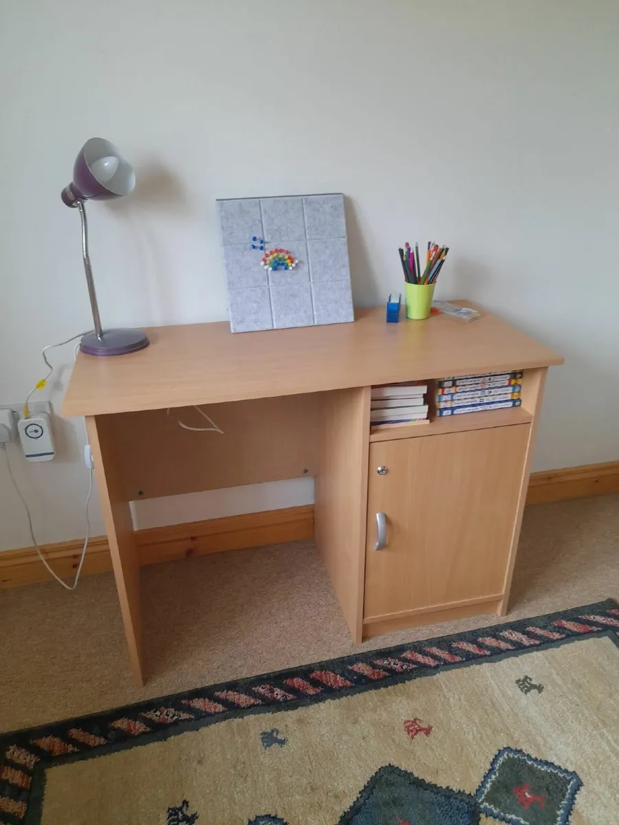 Desk and Office Swivel Chair. - Image 3