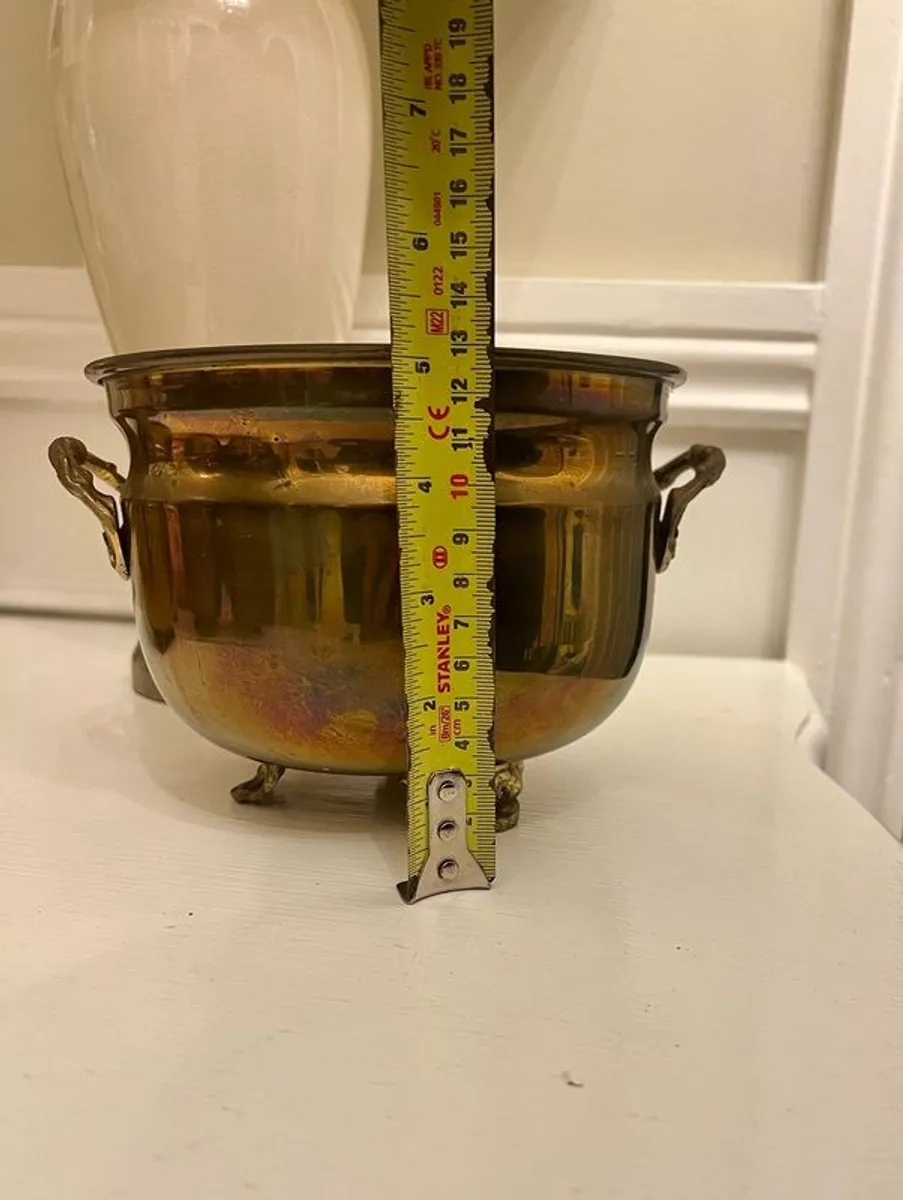 brass flower pots - Image 2