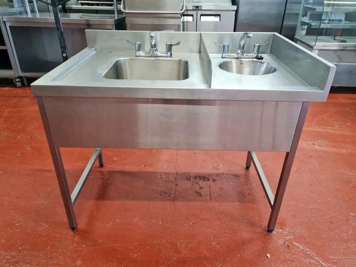 Stainless Steel Sink with Hand Sink - Image 1
