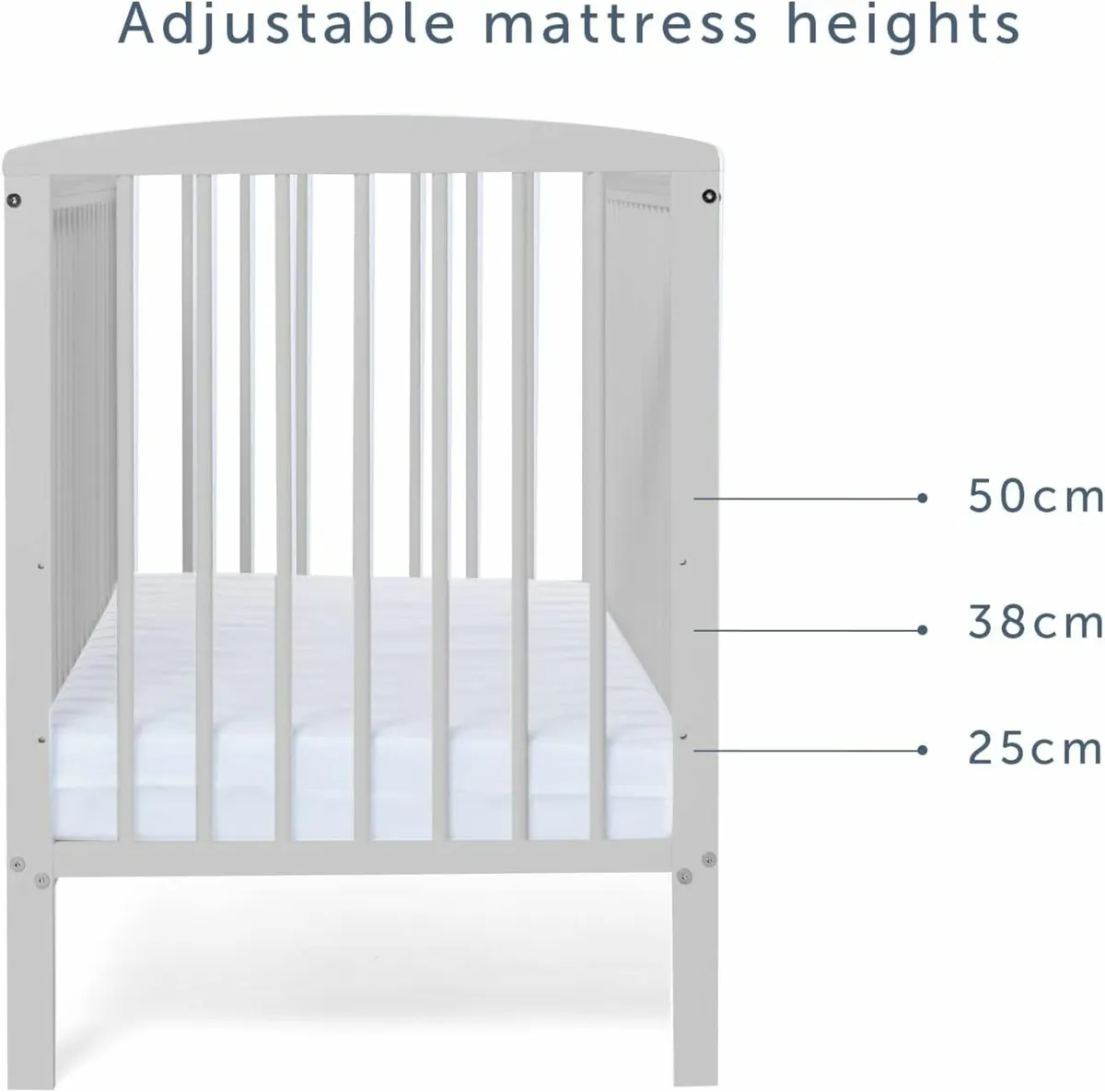 2 Grey Starlight Cots by Baby Elegance (€110 each) - Image 3