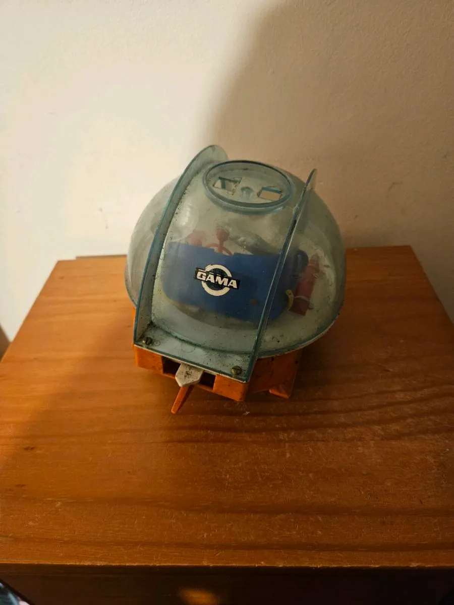 Vintage Gama Spaceship Toy West Germany - Image 1