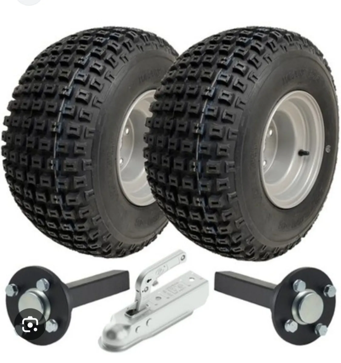 Quad trailer wheels