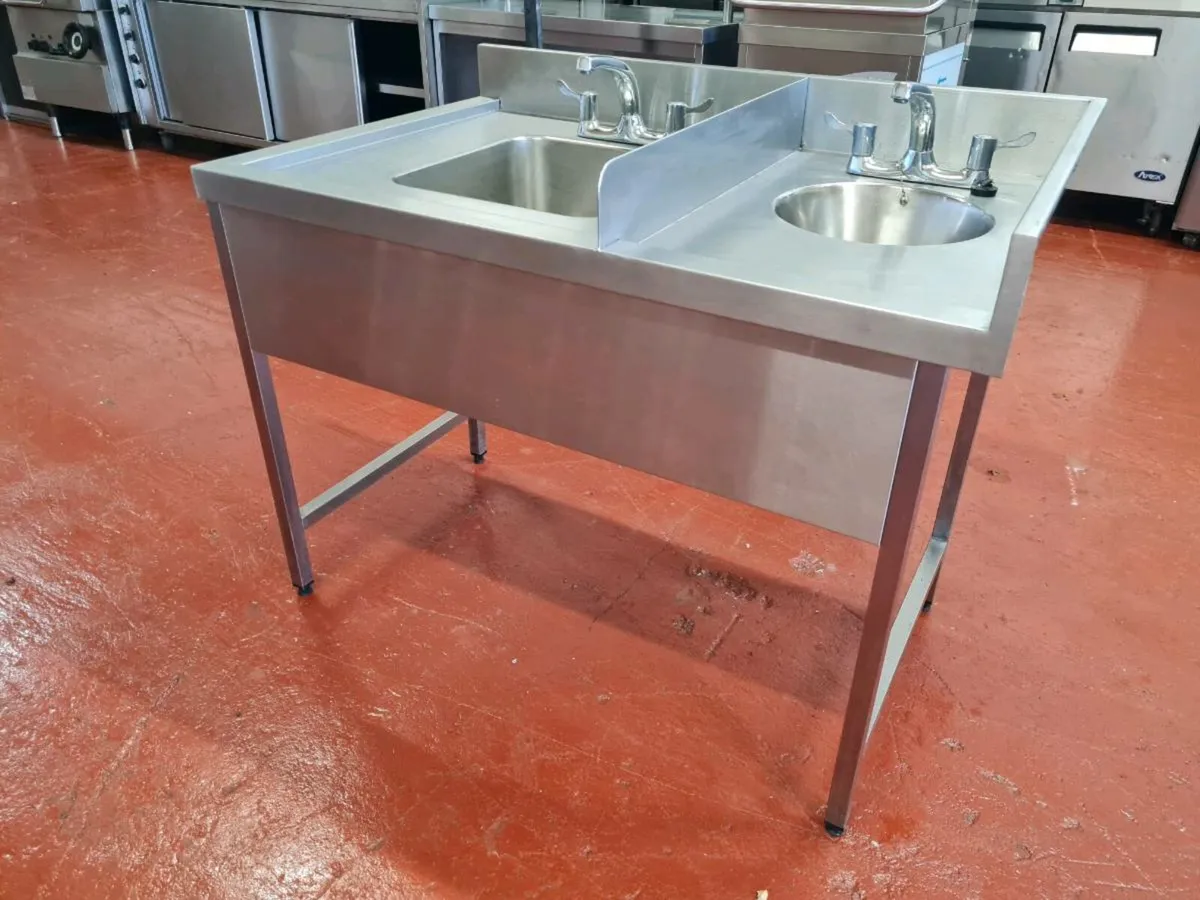 Stainless Steel Sink with Hand Sink - Image 2