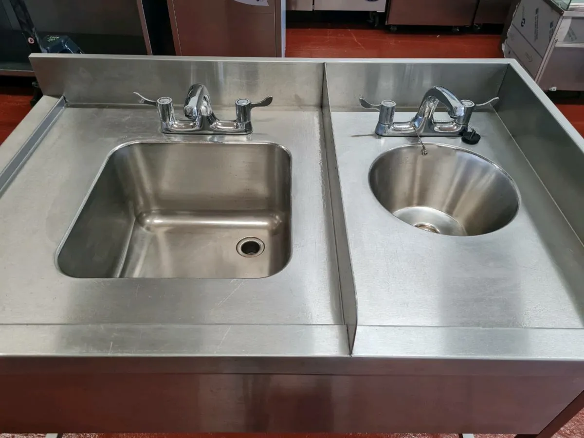 Stainless Steel Sink with Hand Sink - Image 4