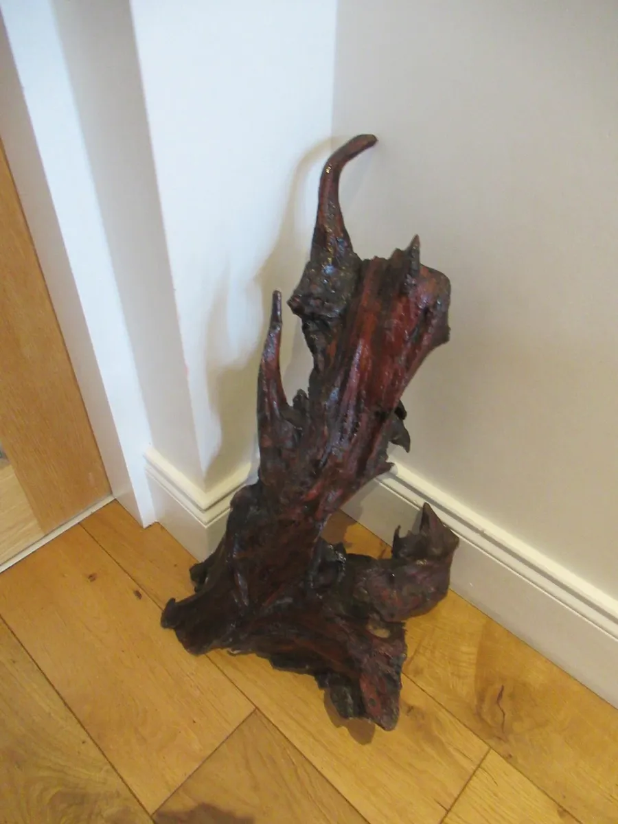 antique vintage bog oak pub rustic  cottage wood - Image 3