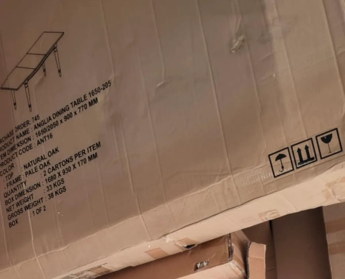 Extendable Oak Dining Table - Image 4