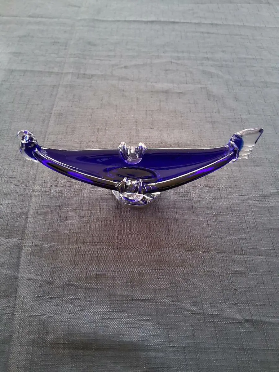 Murano Glass Gondola Ashtray - Image 1