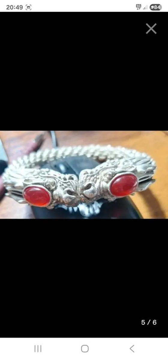 silver bracelet dragon - Image 2