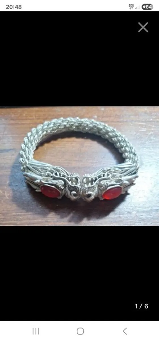silver bracelet dragon - Image 4