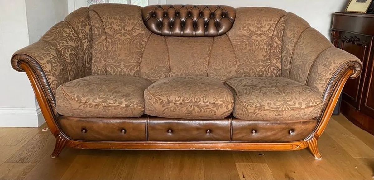 Vintage Suite of Furniture (Couch & 2 Armchairs) - Image 3