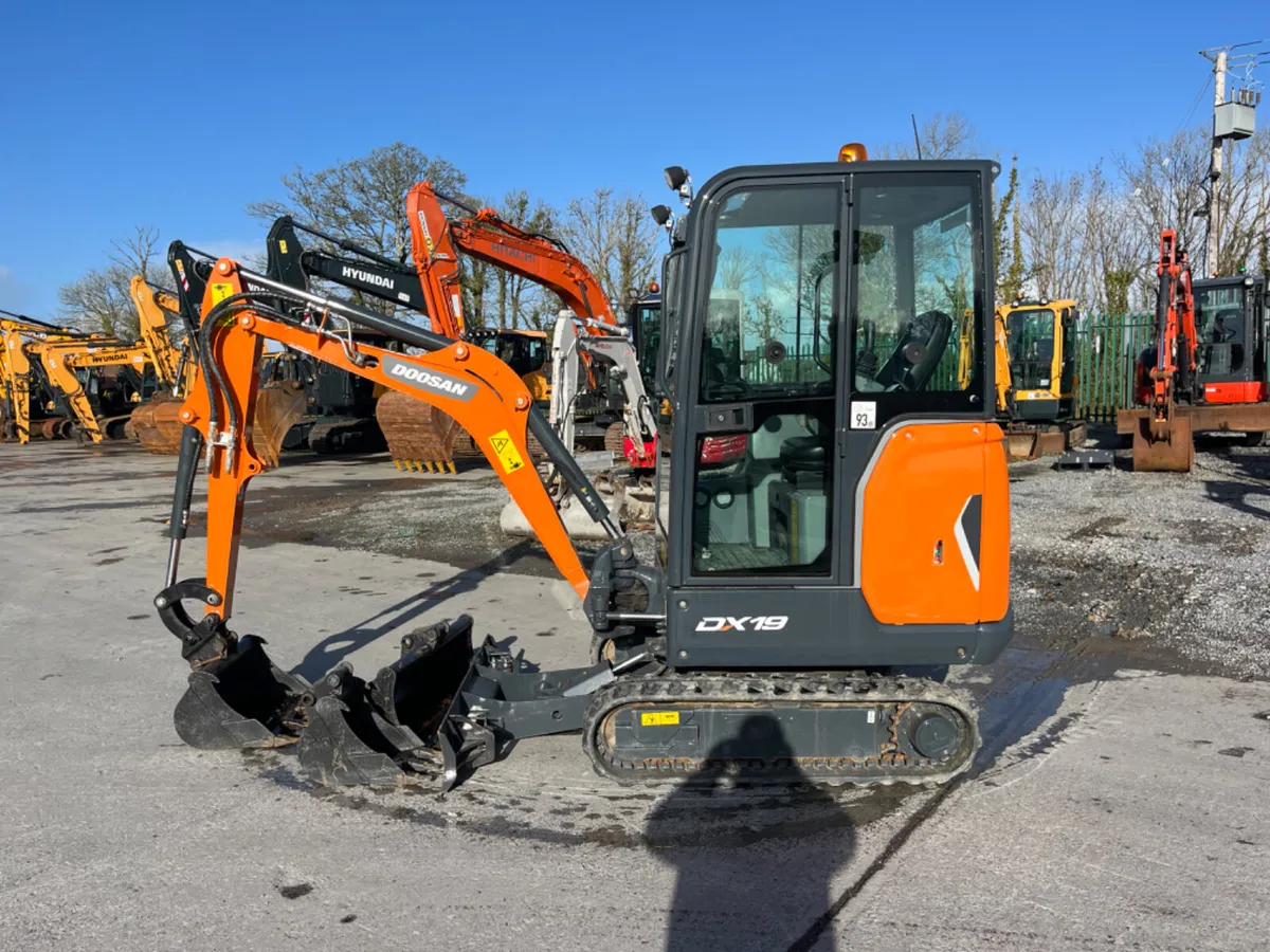 2021 Doosan DX19 Mini Excavator - Image 1