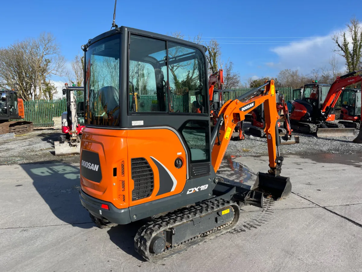 2021 Doosan DX19 Mini Excavator - Image 4
